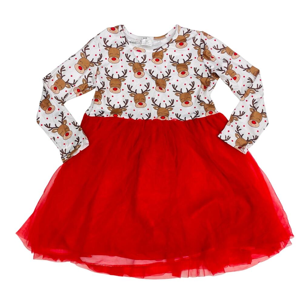 NWT 5XL (10-12) Red Christmas Tutu Dress